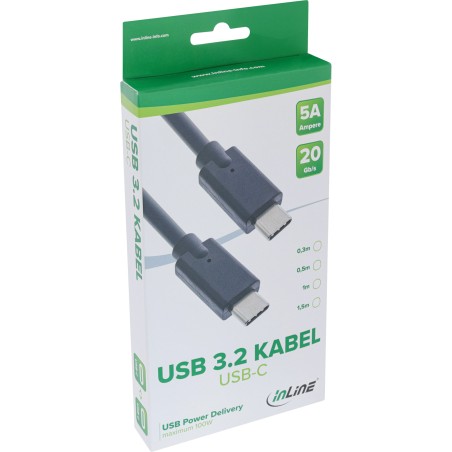 InLine USB-C 3.2 Gen 2x2 kabel,
